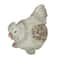 15" Gray Chicken Polystone Farmhouse Garden Sculpture